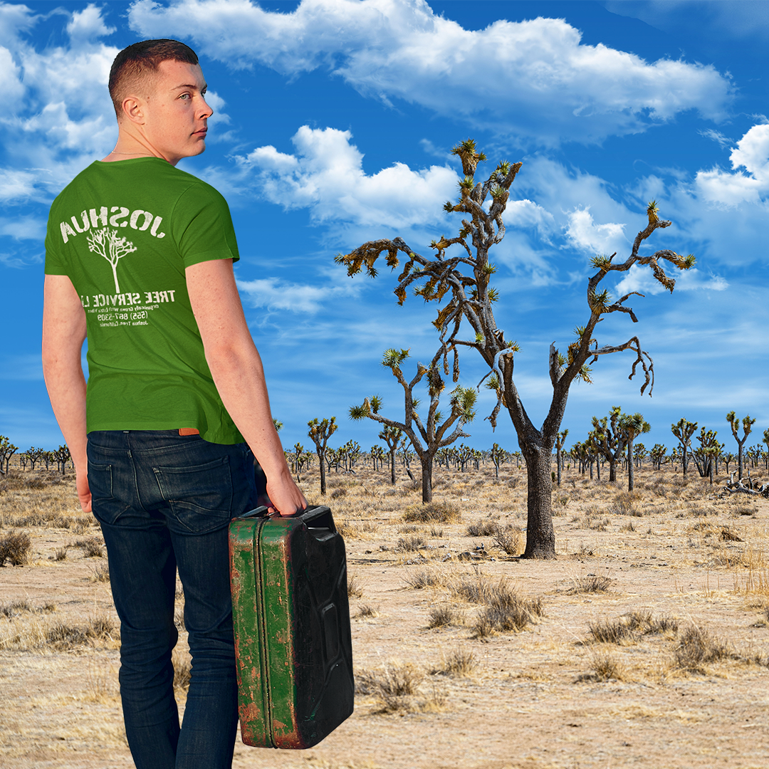 Retro Series Joshua Tree Service LLC Melt Through T-Shirt Tee Shirt Unisex short sleeve 3